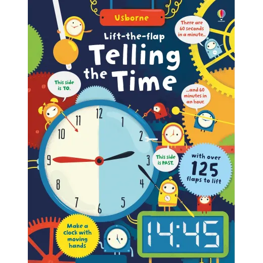 Lift-the-flap Telling the Time Usborne Books - HotPick