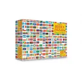 Set Puzzle 300 piese si Carte - Flags of the World Usborne Books - HotPick
