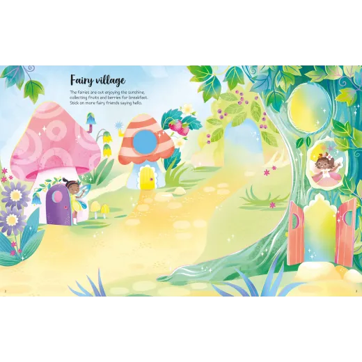 First Sticker Book Sparkly Fairies - HotPick