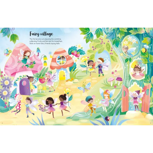 First Sticker Book Sparkly Fairies - HotPick