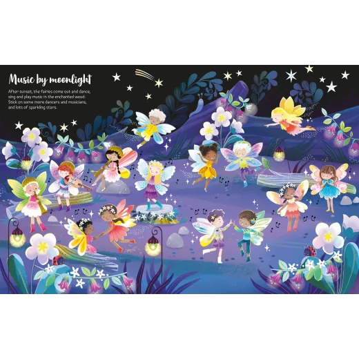 First Sticker Book Sparkly Fairies - HotPick