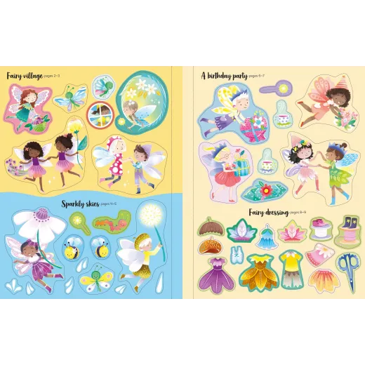 First Sticker Book Sparkly Fairies - HotPick