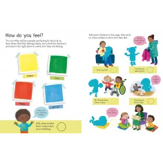 First Sticker Book Feelings Usborne