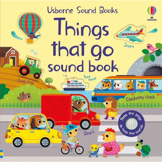 Things That Go Sound Book Usborne - HotPick