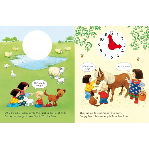 Poppy and Sam's Telling the Time Book Usborne - HotPick