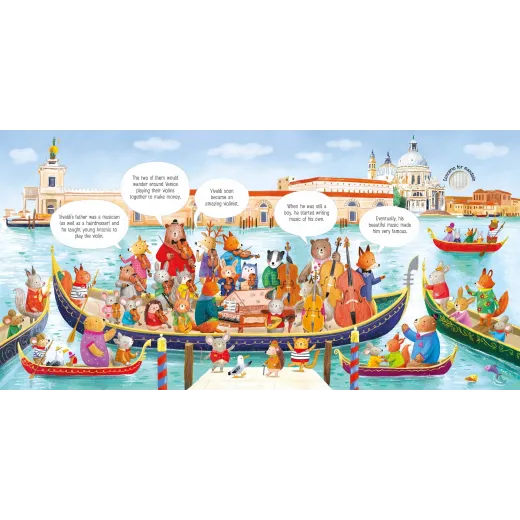 The Animal Orchestra Plays Vivaldi Usborne - HotPick