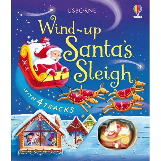 Wind-Up Santa's Sleigh Usborne - HotPick