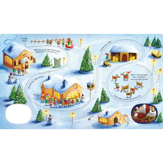 Wind-Up Santa's Sleigh Usborne - HotPick