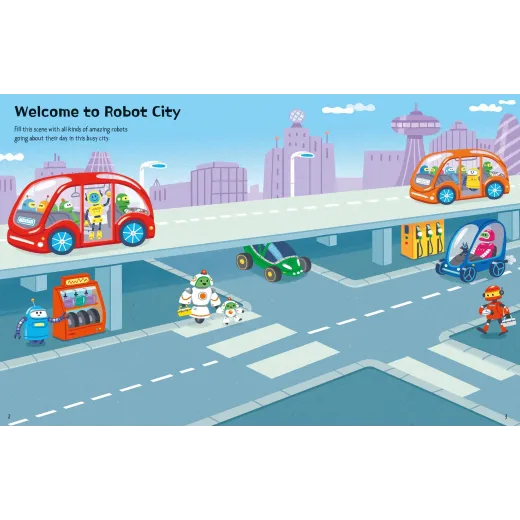 First Sticker Book Robots - HotPick First Sticker Book Robots - HotPick