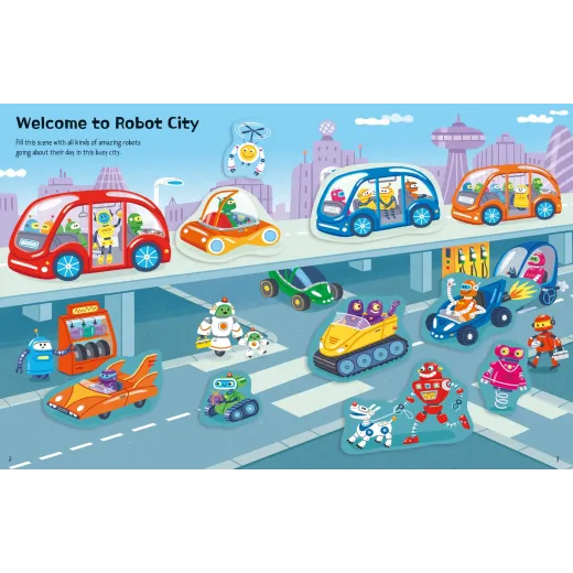 First Sticker Book Robots - HotPick First Sticker Book Robots - HotPick