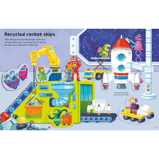 First Sticker Book Robots - HotPick First Sticker Book Robots - HotPick