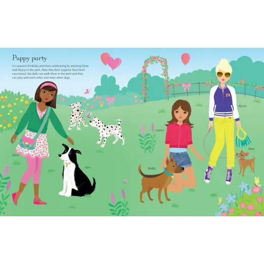 Sticker Dolly Dressing Dogs and Puppies - HotPick Sticker Dolly Dressing Dogs and Puppies - HotPick
