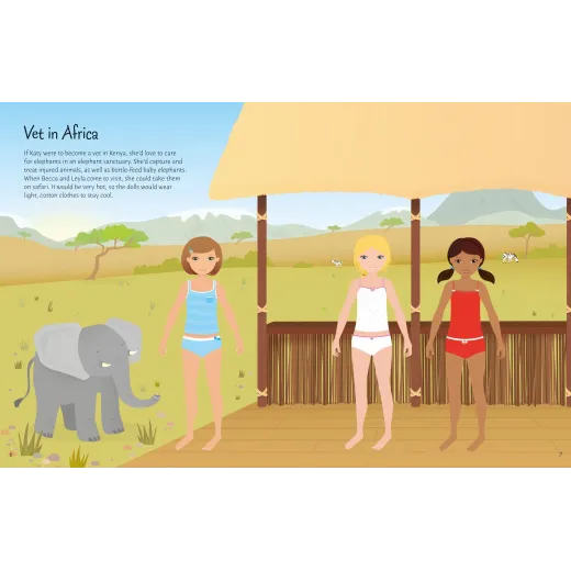 Sticker Dolly Dressing Dream Jobs - HotPick