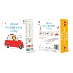 Usborne Very First Words Library Collection Usborne - Set 5 carticele in limba engleza