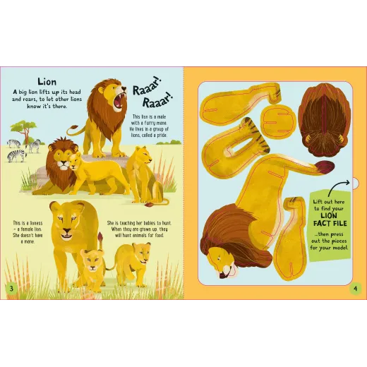 Slot-together Animals Book - HotPick