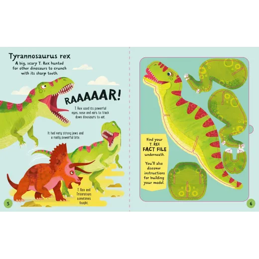 Slot-together Dinosaurs Book - HotPick