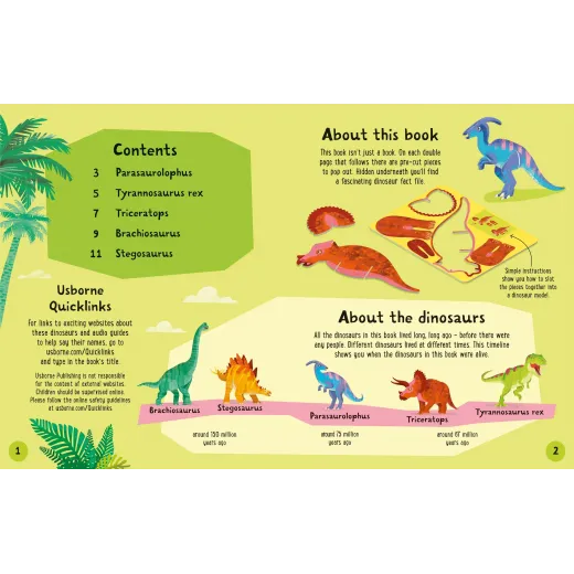 Slot-together Dinosaurs Book - HotPick