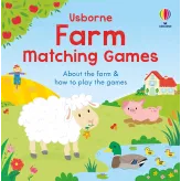 Joc educativ + Carte Farm Matching Games and Book Usborne - HotPick