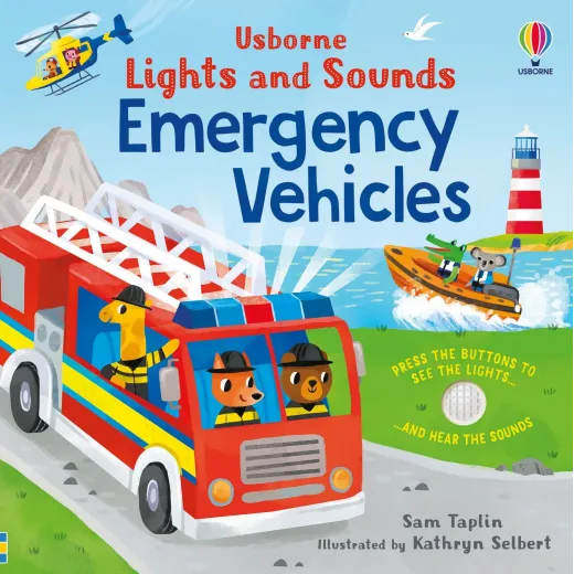 Lights and Sounds Emergency Vehicles Usborne - HotPick Lights and Sounds Emergency Vehicles Usborne - HotPick