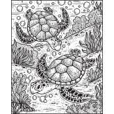 Narwhals and Other Sea Creatures Magic Painting Book Usborne - HotPick