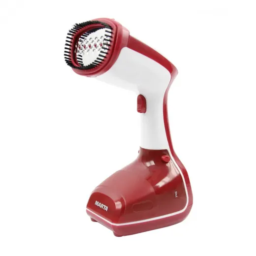 Aparat de calcat vertical cu abur MT-1176 Rosu, 1000 W, rezervor apa 300 ml - HotPick