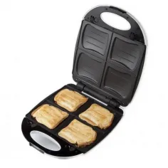 Aparat de sandwich 2 in 1 DO9046C cu placi interschimbabile, pentru pregatire sandwich sau waffe, 120 w