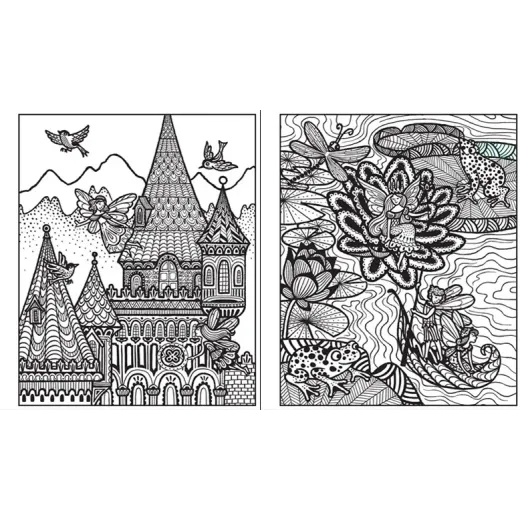 Fairy Palaces Magic Painting Book Usborne - HotPick