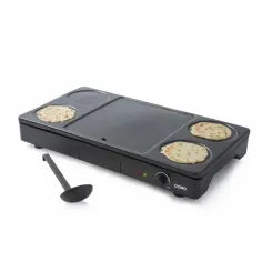 Set gourmet 3 in1 wok, clatite si gratar DO8712W, 1000W