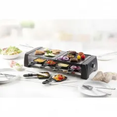 Gratar raclette cu 1/2 plita din piatra DO9190G, 1200W, 8 persoane