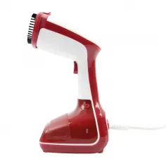 Aparat de calcat vertical cu abur MT-1176 Rosu, 1000 W, rezervor apa 300 ml