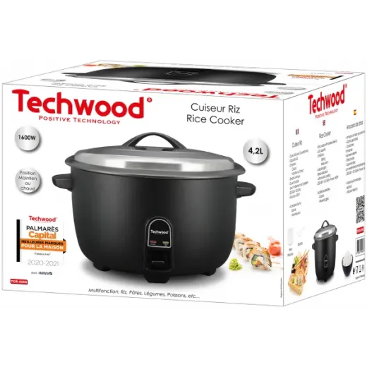 Oala de fiert orez Techwood TCR-4266, 4.2L, 1600W - HotPick