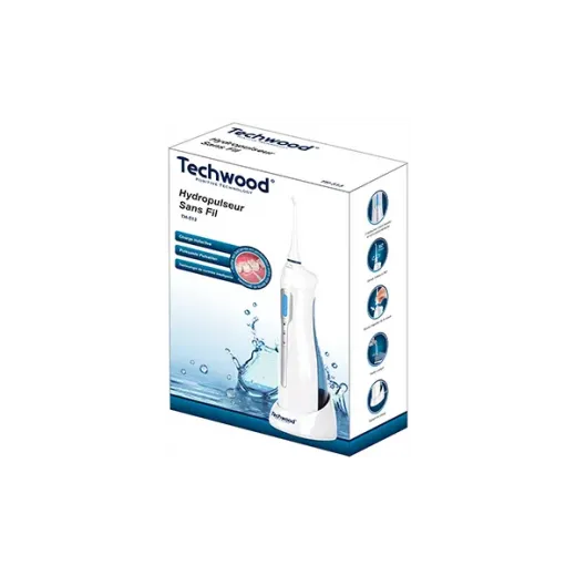 Dus irigator bucal Techwood TH-513, 3 intensitati, timer, flux ulta fin, 150ml - HotPick