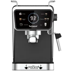 Espressor Techwood TCA-1386EXN, 20 bar, capsule Nespresso sau cafea macinata, 1.5L