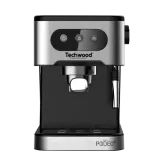 Espressor Techwood TCA-156EXN, 20 bari, 1.5 litri, cafea macinata sau capsule Nespresso