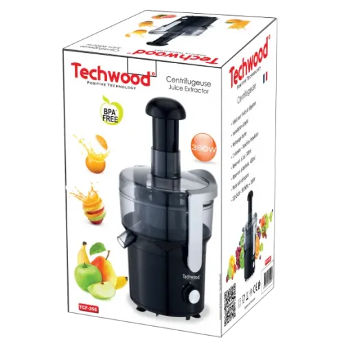 Storcator de fructe prin centrifugare Techwood TCF-356, 300ml, 350W - HotPick