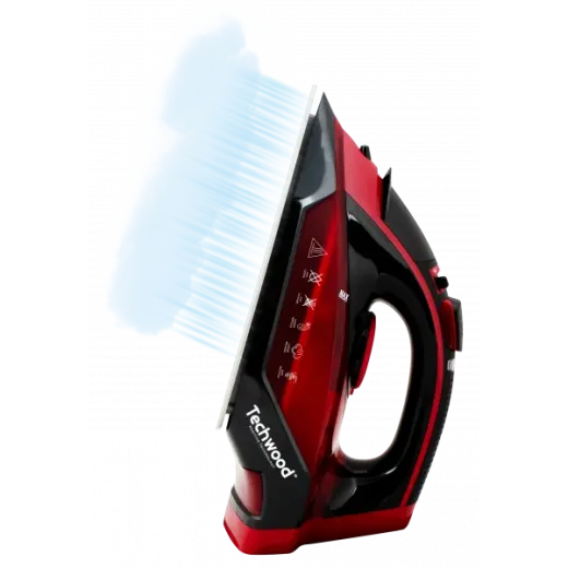 Fier de calcat fara fir Techwood TFS-246, 2000W, autocuratare, antipicurare, talpa ceramica - HotPick