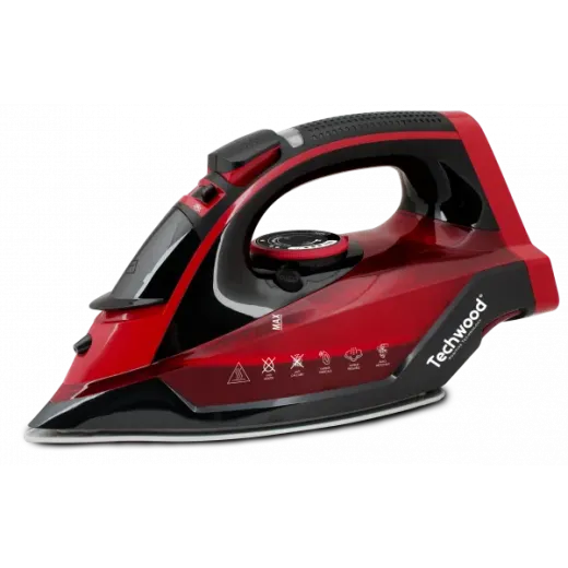 Fier de calcat fara fir Techwood TFS-246, 2000W, autocuratare, antipicurare, talpa ceramica - HotPick