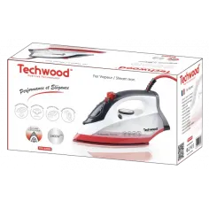 Fier de calcat Techwood TFV-2405C, 2400W, talpa ceramica, termostat, 300ml, putere aburi 30g/min