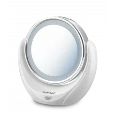 Oglinda cosmetica iluminata Techwood TML-2674, fata dubla 5x si 1x