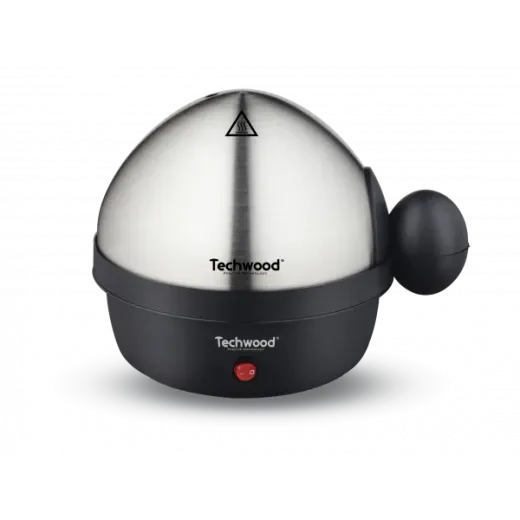 Fierbator electric de oua Techwood TO-007, inox, 350W, 7 oua, functie prajire si gatit la aburi - HotPick