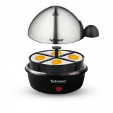 Fierbator electric de oua Techwood TO-007, inox, 350W, 7 oua, functie prajire si gatit la aburi - HotPick