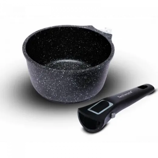 Cratita Techwood TP-18CA, 18cm, maner detasabil, capac sticla, toate sursele de caldura, inclusiv inductie