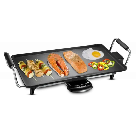 Gratar electric Teppan Yaki Techwood TTP-2343, 2000W, 43x23cm, termostat - HotPick