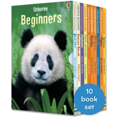 Beginners Animals Boxset Usborne - Set 10 carti in limba engleza