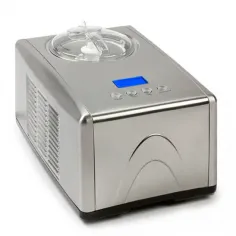 Aparat de facut inghetata cu compresor DO9066I, Capacitate 1.5 Litri, Inox, Ecran Lcd