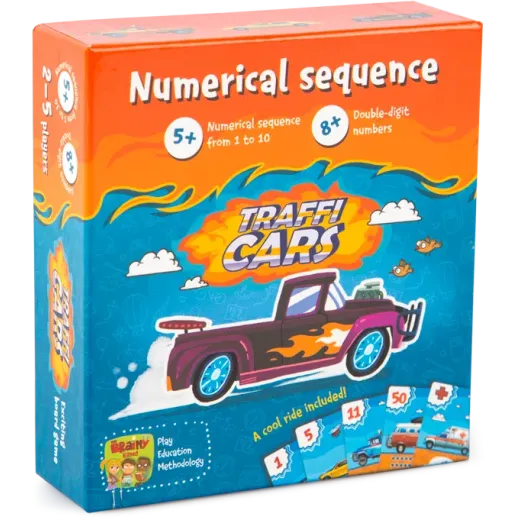TRAFFICARS - Joc educativ Invatam numerele si antrenam memoria - HotPick