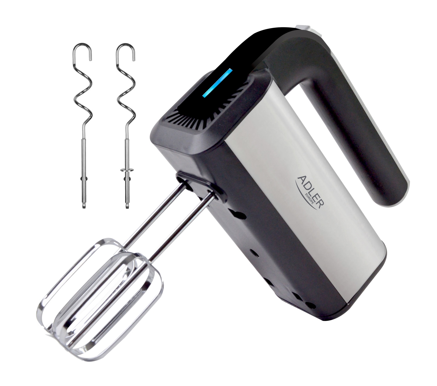 Mixer de mana Adler AD4225 inox 300W (max 800W) 5 trepte + Turbo