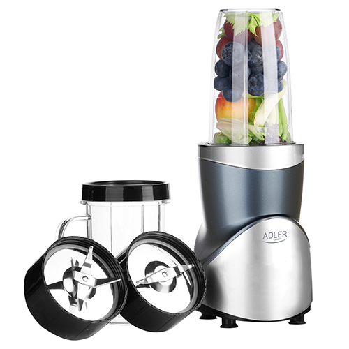 Blender smoothie Adler AD4084, 1000W, fara BPA, 4 recipiente
