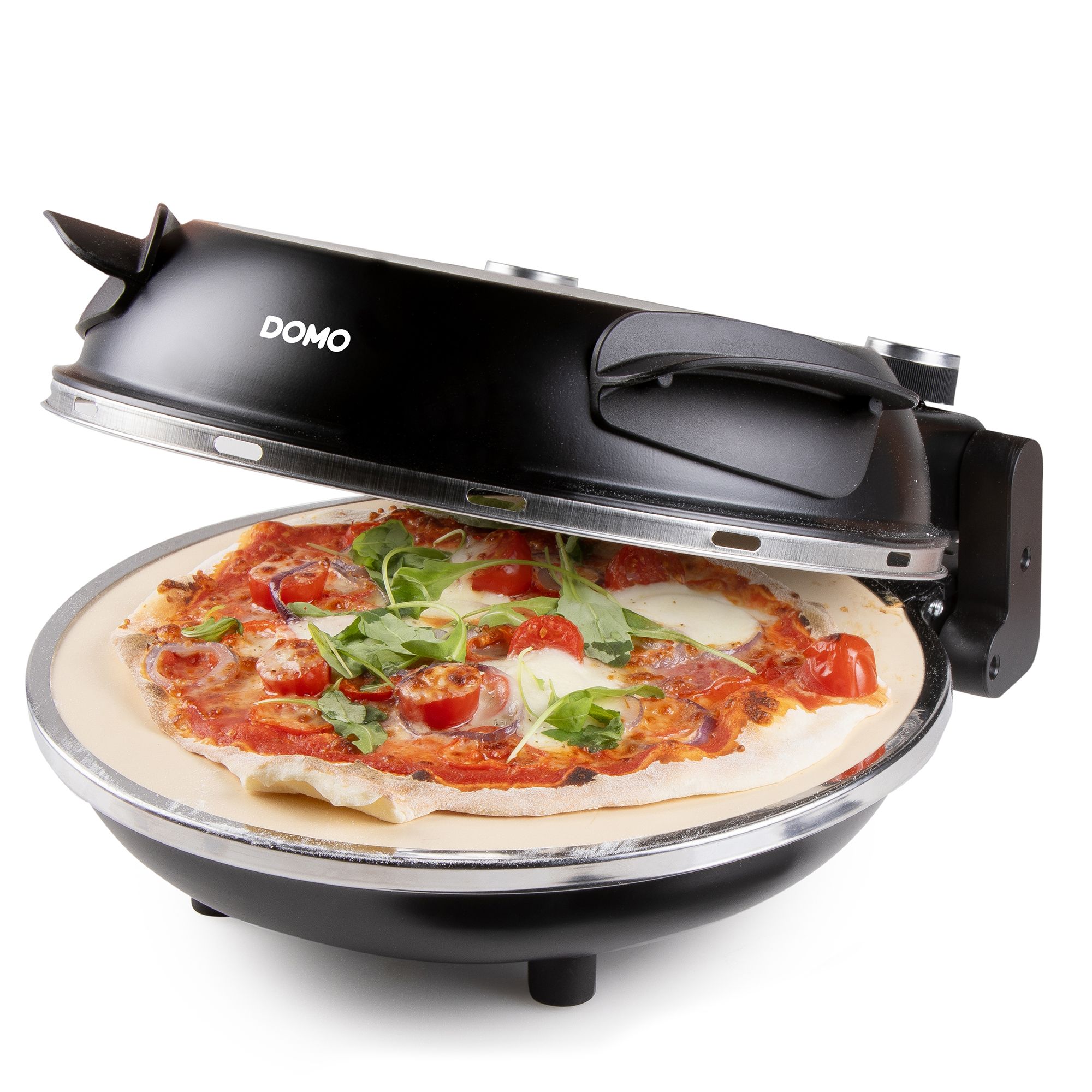 Aparat pentru preparat pizza Domo DO9285PZ, 1200W, Ø32cm