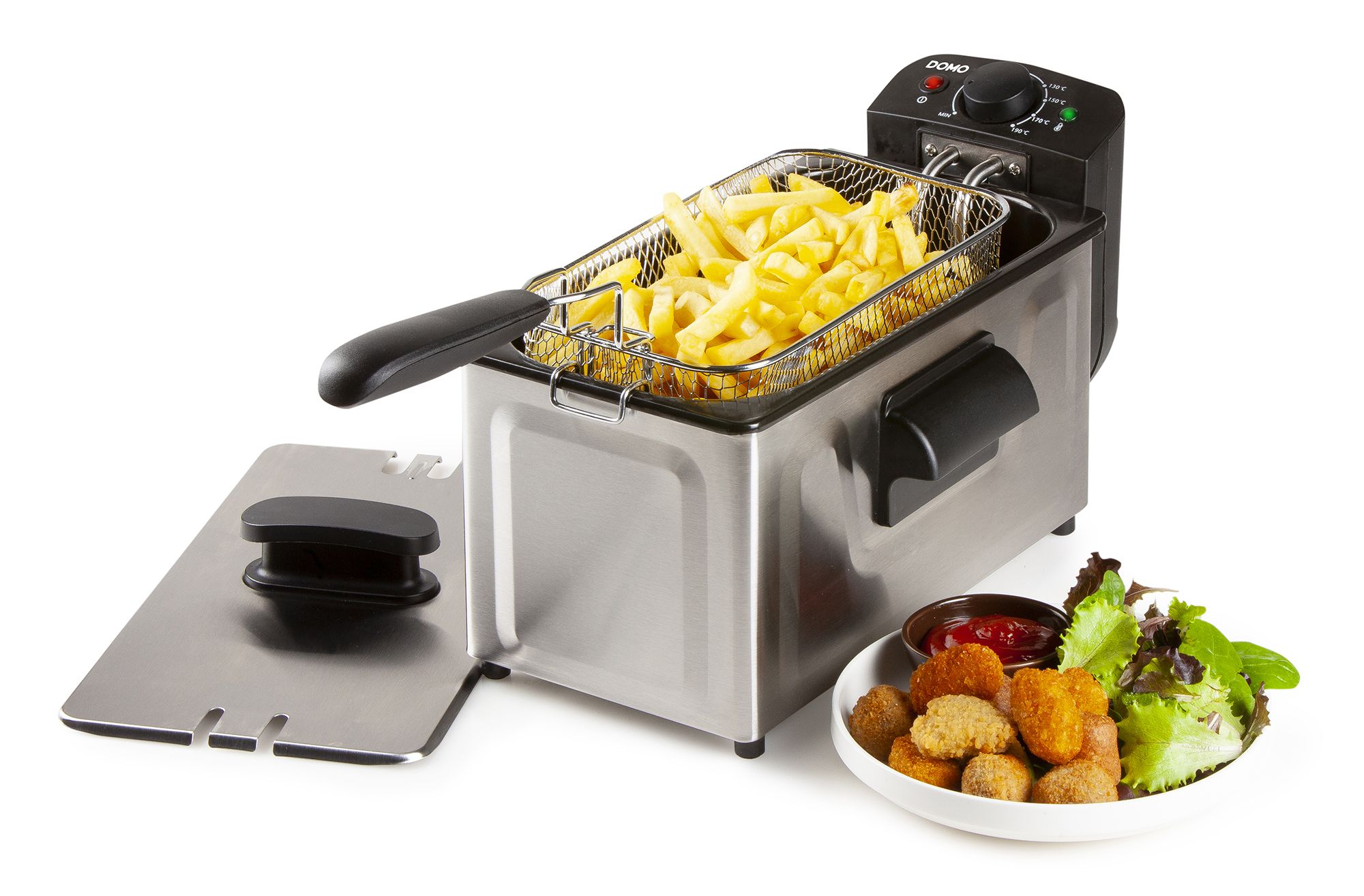 Friteuza electrica Domo DO535FR Capacitate 3 l Putere 2200 W